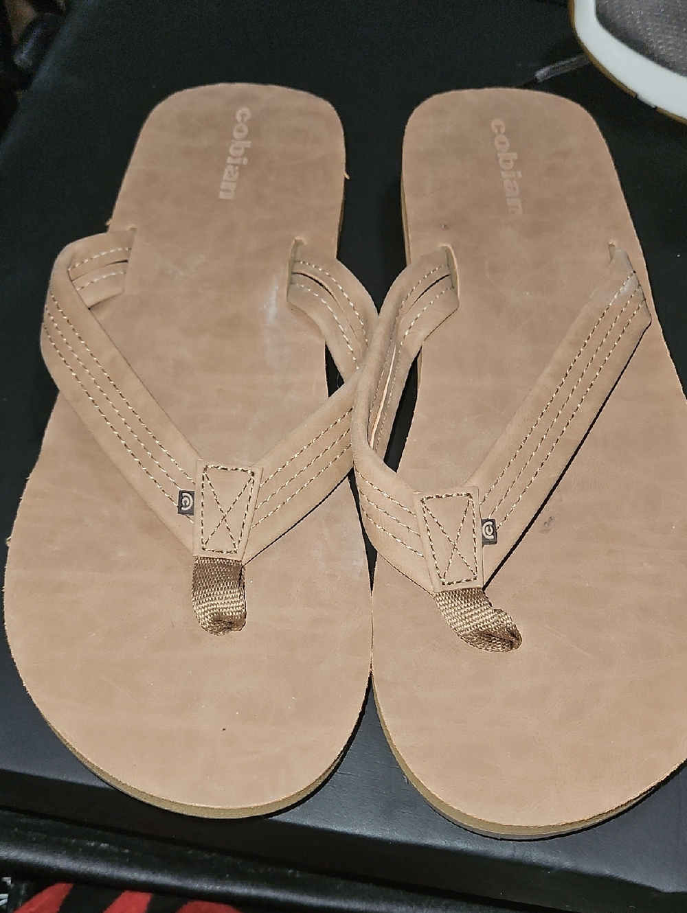 Cobian Men's Brown Tan Flip Flop Sandals Size 14